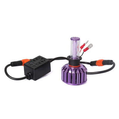 

B2 COB Purple Each 30W Car Headlamps Automobile 3000LM 2PCS H3 Auto LED Headlights Bulbs Lights Set