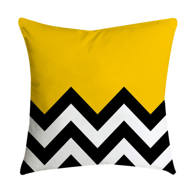 

Siaonvr Pineapple Leaf Yellow Pillow Case Sofa Car Waist Throw Cushion Cover Home Decor