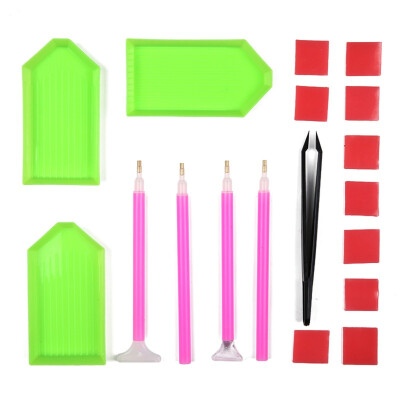 

2018 hot sell Handmade Diamond Painting Tools Set Accessories DIY Diamond Painting Cross Stitch Embroidery Pen Tools