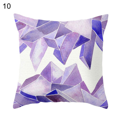 

Purple Style Tree Letters Printed Pillow Case Cushion Cover Home Sofa Car Decor