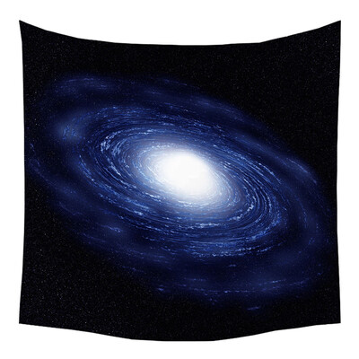 

Toponeto Tapestry Universe Moon Stars Space Plane Creative Home Bedroom Decor Romantic