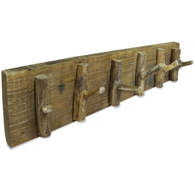 

Coat Rack Solid Reclaimed Wood 236"x59