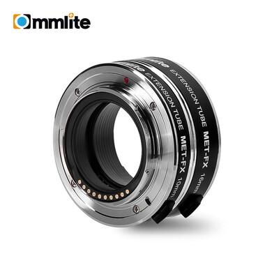 

COMMLITE CM-MET-FX Automatic Extension Tube Adapter Ring Set 10mm 16mm Auto Focus TTL Exposure for Macro Photography Compatible wi