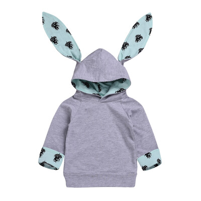 

Childrens sweatshirts Long ears Cute Cartoon Long Sleeve Baby Hoodies Kids Sweatshirt Spring Autumn Fashion hoodies for childre