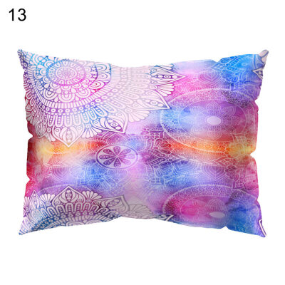 

Ethnic Style Polyester Peach Skin Pillow Case Sofa Waist Throw Cushion Cover