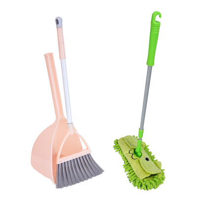 

Gobestart Kids Housekeeping Cleaning Tools Set-3pcs Small Mop Small Dustpan