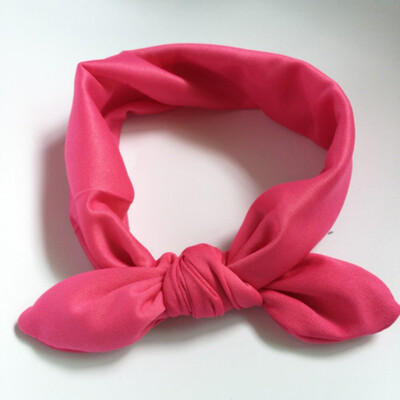 

New Candy Colorful Newborn Toddler Headband Ribbon Elastic Baby Headdress Kids Hair Band Girl Bow Knot