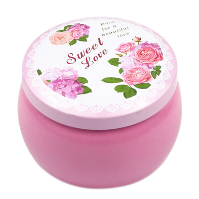 

Retro Floral Iron Storage Boxes Wedding Candy Packing Box Party Favors Boxes Case 85cm Coffee Tea Bottle Jar