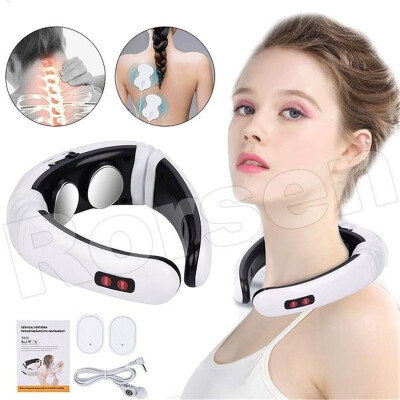 

2020 New Electric Pulse Back&Neck Massager Far Infrared Heating Pain Relief Tool Health Care