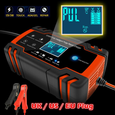 

Willstar 12V 24V Car Battery Charger Maintainer Delivers 3 Stage Charging with LCD Screen Suitable for More Types of Batteries