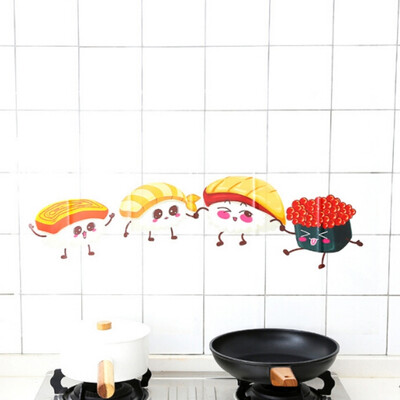 

2018 Oil-proof&waterproof wall stickers cartoon Self-adhesive paper Stove top high temperature&oil proof for Kitchen tiles