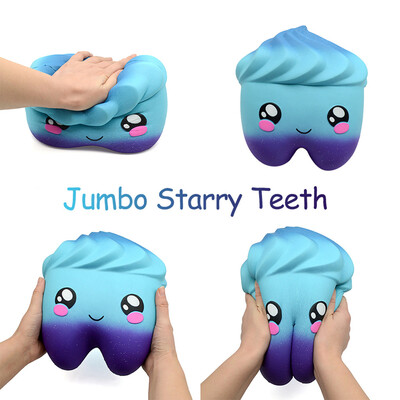 

YIWULAJumbo Stary Tooth Stress Reliever Scented Super Slow Rising Squeeze Toys
