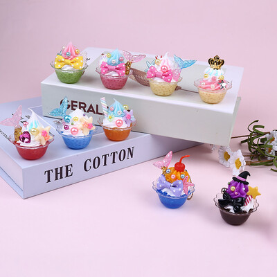 

YIWULA9Pcs Kids Pretend Play Simulation Ice Cream Creative Funny Food Toy