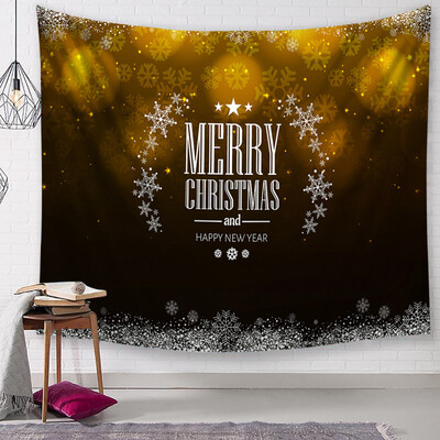 

Tailored Christmas Tapestry Santa Print Wall Hanging Tapestry Art Home Decor