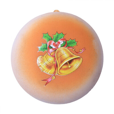 

Tailored Hot Christmas Bell Bread Slow Rising Scented Relieve Stress Toy Key Pendant
