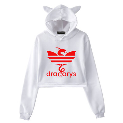 

Game Of Thrones Coat Got Season 8 Cosplay Pullover Hooded Dragon Tops 3D Dragon Print Outerwear Street Style Hoodies