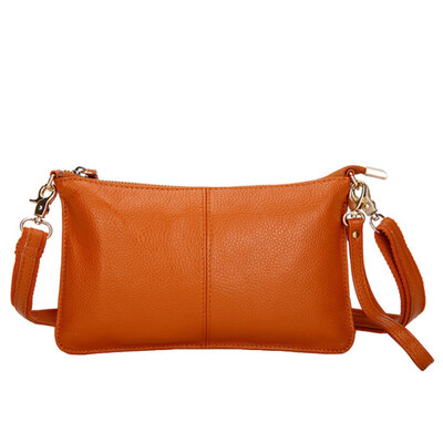 

Fashion Women Rectangle Solid Color Zip Wristlet Handbag Crossbody Shoulder Bag