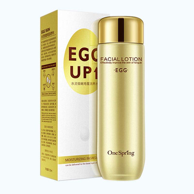 

130ml EGG White Essence Water Face Toners Shrink Pores Whitening Moisturizing Oil Control Skin Care Toner