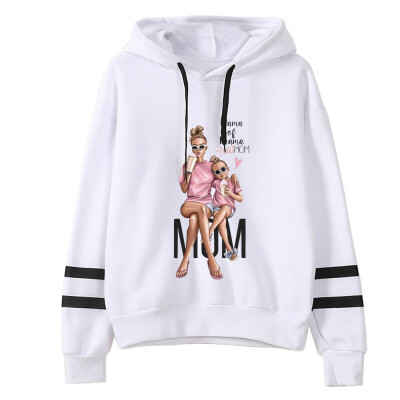 

Tailored Fashion Women Casual Loose Long Sleeve Striped Print Sweatshirt Tops