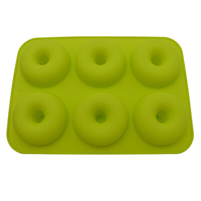 

JPGIF 6-Cavity Silicone Donut Baking Pan Non-Stick Mold Dishwasher Decoration Tools