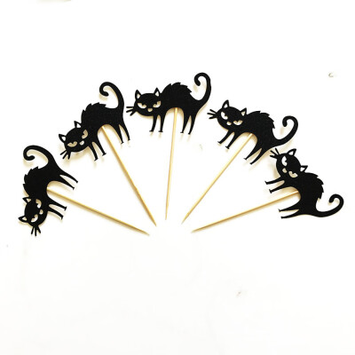 

Toponeto Halloween Decoration Cake Topper Halloween Spider Cake Insert Party Supplies