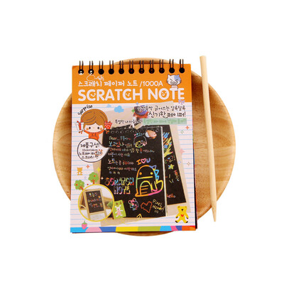 

Tailored Magic Colorful Drawing Board Paper Painting Scraping Children Kids Learning Toys