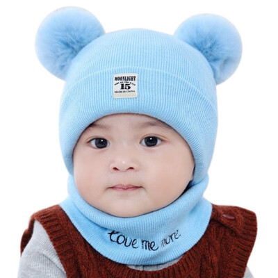 

Newborn Photography Props Hat For Girls Boys Winter Baby Hats Warm Baby Accessories SetBaby CapScarf