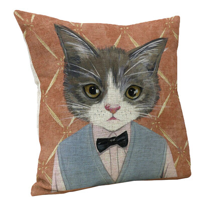 

〖Follure〗Cute Cat Sofa Bed Home Decoration Festival Pillow Case Cushion Cover