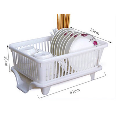 

Plastic Cutlery Holder Kitchen Multifunctional Wrought Iron Chopsticks Rack Drain Storage Basket Kitchen Sink Hanging Basket