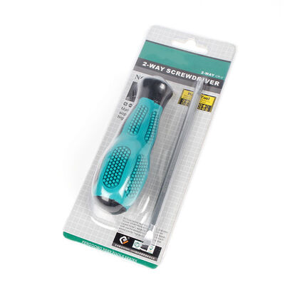 

6x100mm PH Slotted 2-way Screwdriver with Anti-slip Handle Home Appliance Maintenance Repair Tools