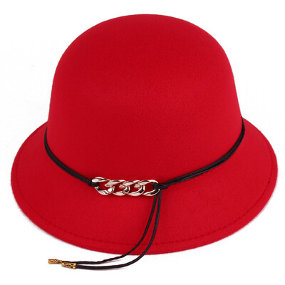 

Beach HatVintage Wide Brim Floppy Felt Hat Outdoor Casual Cloche Hat For Women Girls Visor