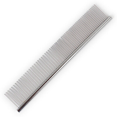 

Dog Cat Comb Stainless Steel Straight Comb Remove Dead Loose Hair Pet Stuff