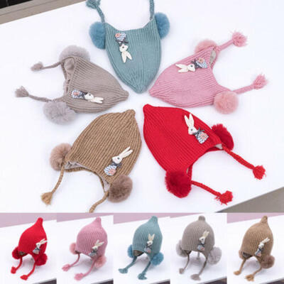 

New Cute Handmade Cotton Beanie Cap Baby Child Knit Hat Newborn Photo Prop Warm