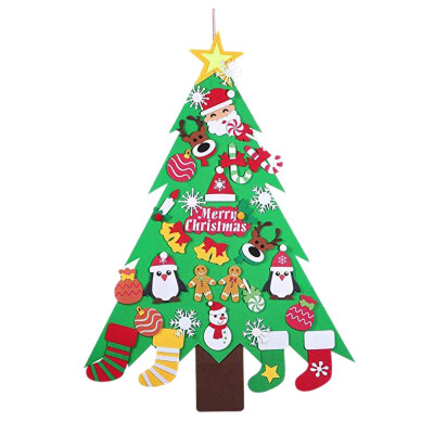 

Interesting Fashion Creative Decoration Non-toxic Children Gift Mini Non-woven Diy Artificial Christmas Tree B1