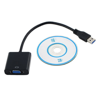 

2020 NEW High quality USB 30 To VGA Video display Adapter Cable PC full HD external video card compatible