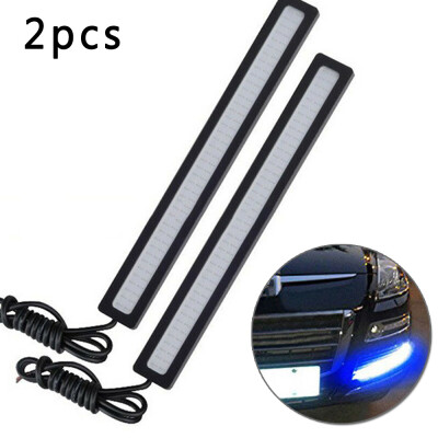 

2x 17CM Super Blue DRL Fog Driving Lamp Waterproof Bright COB Car LED Light 12V