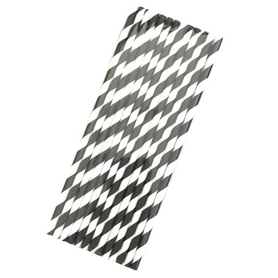 

Toponeto 25pcs Disposable Drinking Straws Home Bar Party Cocktail Drink Straw