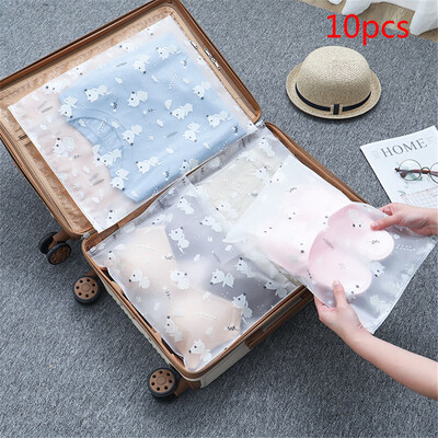 

Toponeto Travel Storage Bag Clothing Sorting Bag Portable Frosted Waterproof Sealing Bag