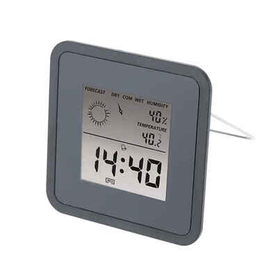 

Multi-use Weather Station LCD Digital Thermometer Hygrometer Forecast Sensor Alarm Clock Temperature Humidity Meter