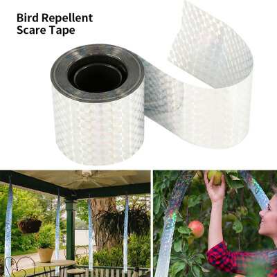 

Double-sided Reflective Scare Bird Tape Bird Repellent Scare Tape for Home Garden&Farm