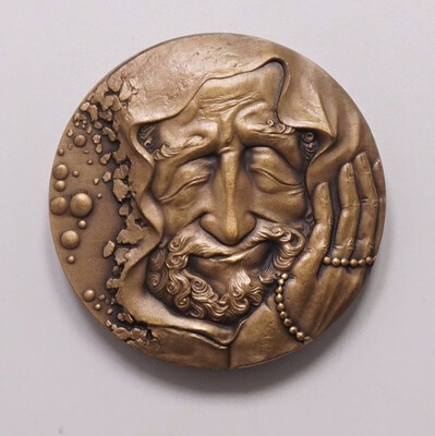 

45mm Zen Bodhidharma Bronze Medal 2015 Shenyang Mint Chinese Buddhism