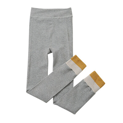 

Toddler Trousers Bottoms Baby Girls Soft Pants Leggings Children Cute Patchwork Design Stretchy Warm Trousers Bottoms