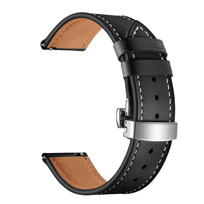 

〖Follure〗Butterfly buckle Leather Wrist Watch Strap Band For IWatch For Samsung Gear S3