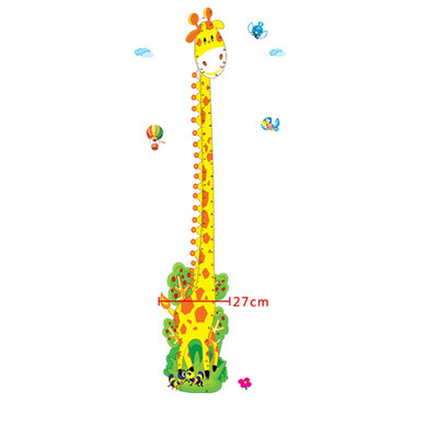 

Water Spray Wall Stickers Kids Room Children Height Chart Sticker for Home Decor Height Ruler