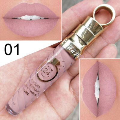 

High-capacity Matte Matte Lip Gloss Female 20 Colors Long-Lasting Nutritious Lipstic Women Lip Make Up Cosmetics Big Lip Gloss