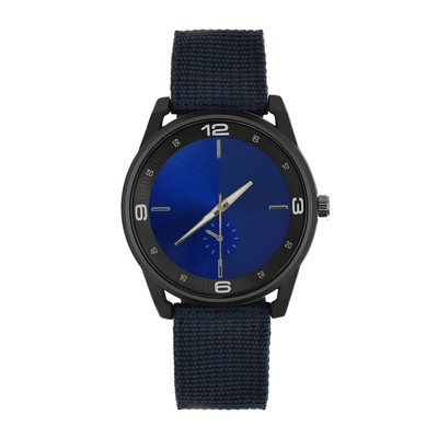 

〖Follure〗New Men Watch Retro Design Nylon Band Analog Alloy Quartz Wrist Watch