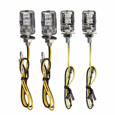 

4pcsset 6mm Bolt 6 LED Motorcycle Turn Signal Indicator Light Motor Mini Turnning Marker Bulb Motorbike Blinker