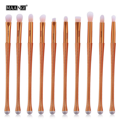 

10 pcsset Eyelash Brushes Mascara Applicator Wand Brushes Eyelash Comb Brushes Spoolers Makeup Tool Rose Gold