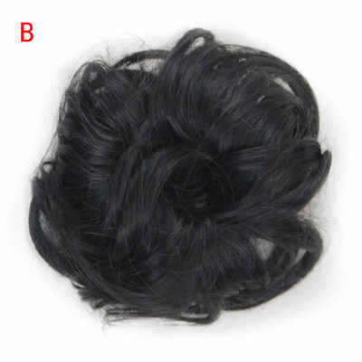 

Gobestart Womens Curly Messy Bun Hair Twirl Piece Scrunchie Wigs Extensions Hairdressing
