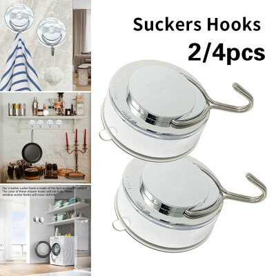 

2468pcs Removable Vacuum Suction Cup Hooks Powerful Bathroom Kitchen Wall Suckers Hooks